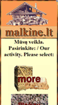 Mobile Screenshot of malkine.lt