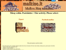 Tablet Screenshot of malkine.lt